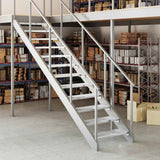 VIDAXL STEP STEP GRID 70x24x7 cm verzinkter Stahl