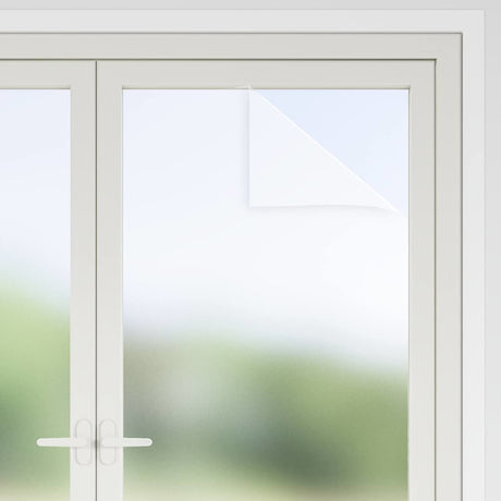 VidaXL Fensterfolien matt PVC weiß
