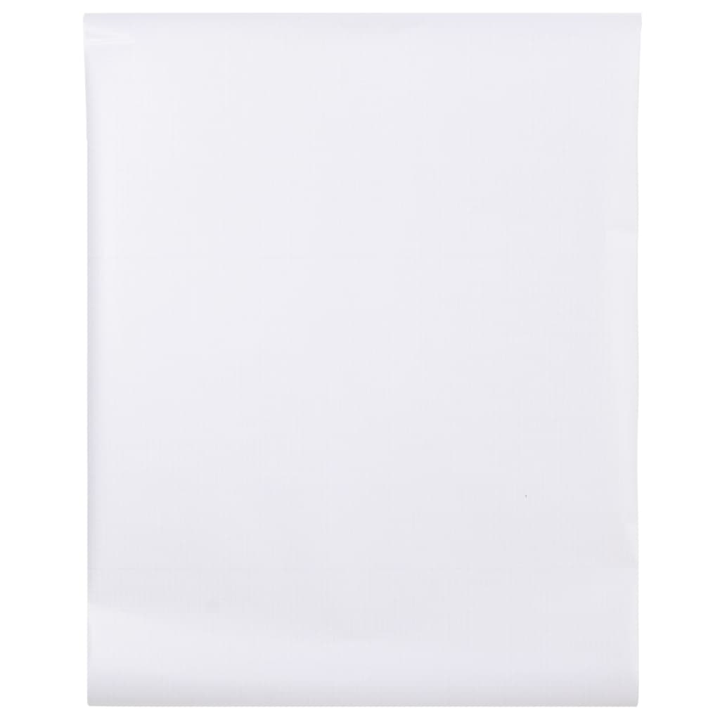 VidaXL Fensterfolien matt PVC weiß