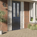 VidaXL Fensterfolien Streifenmuster matt PVC