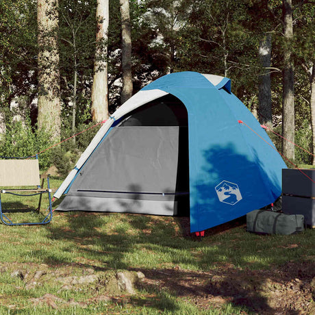 Vidaxl Dome Zelt 3-Personen wasserdicht blau