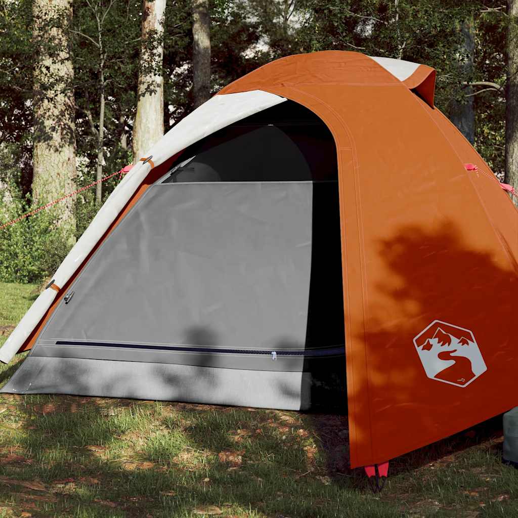 Vidaxl Dome Zelt 3-Personen wasserdichtes Orange