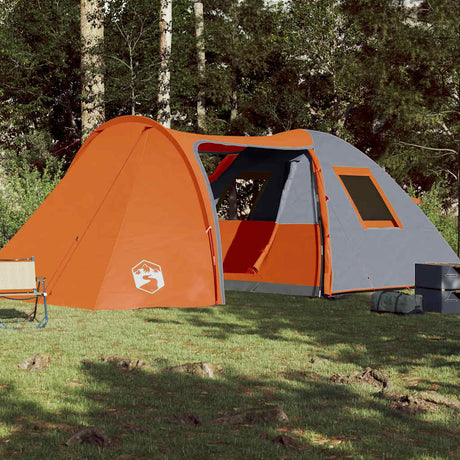 VidaXL Kuppelzelt 6-Personen wasserdicht orange