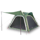 VidaXL Zelt 4-Personen wasserdicht Schnellverschluss grün