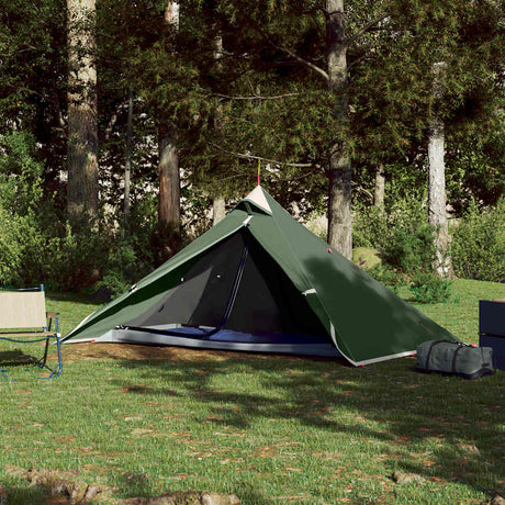 VidaXL hängendes Tipi-Zelt 1-Personen wasserdicht grün