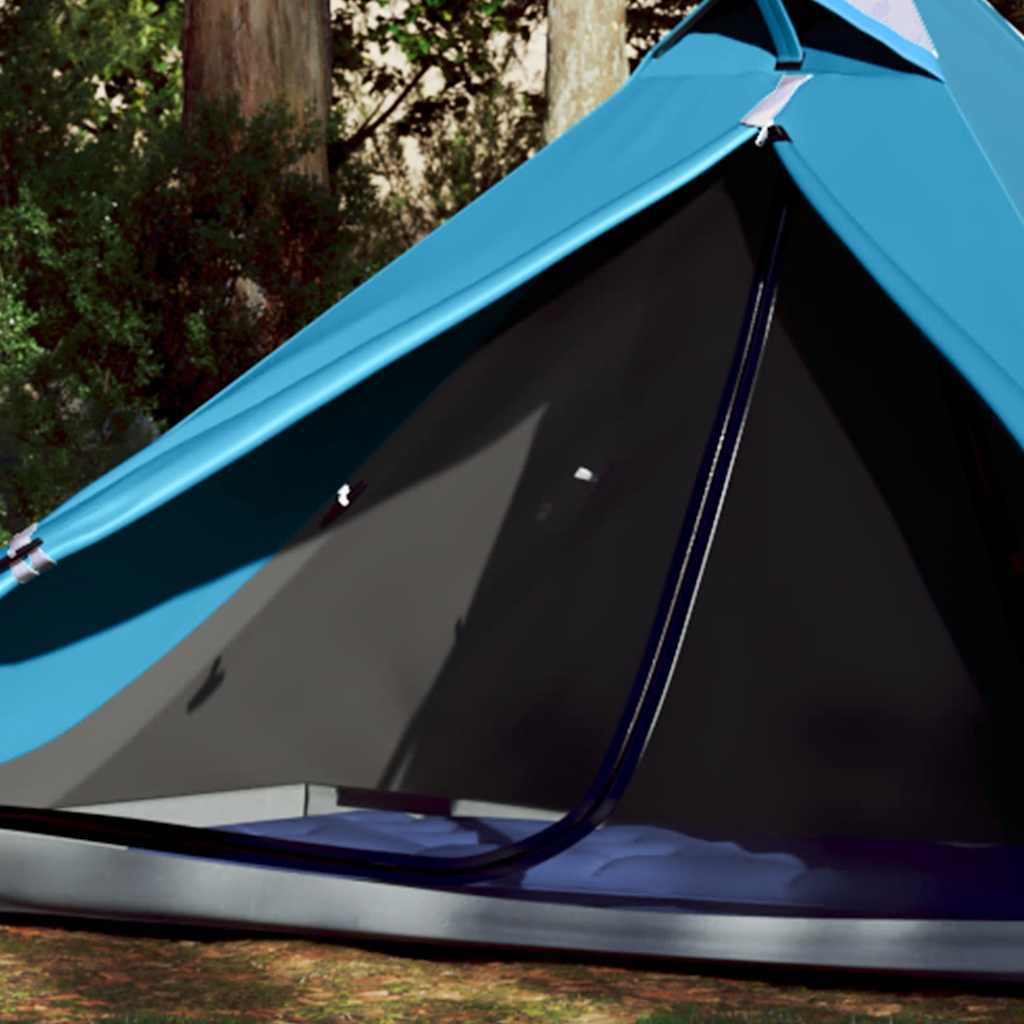VidaXL hängendes Tipi-Zelt 1-Personen wasserdicht blau