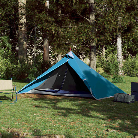 VidaXL hängendes Tipi-Zelt 1-Personen wasserdicht blau