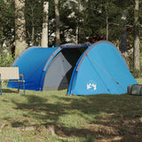 VidaXL Tunnelzelt 4-Personen wasserdicht blau
