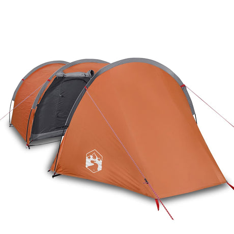 VidaXL Tunnelzelt 4-Personen wasserdicht orange