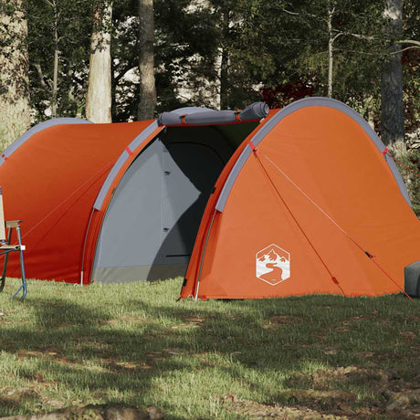 VidaXL Tunnelzelt 4-Personen wasserdicht orange