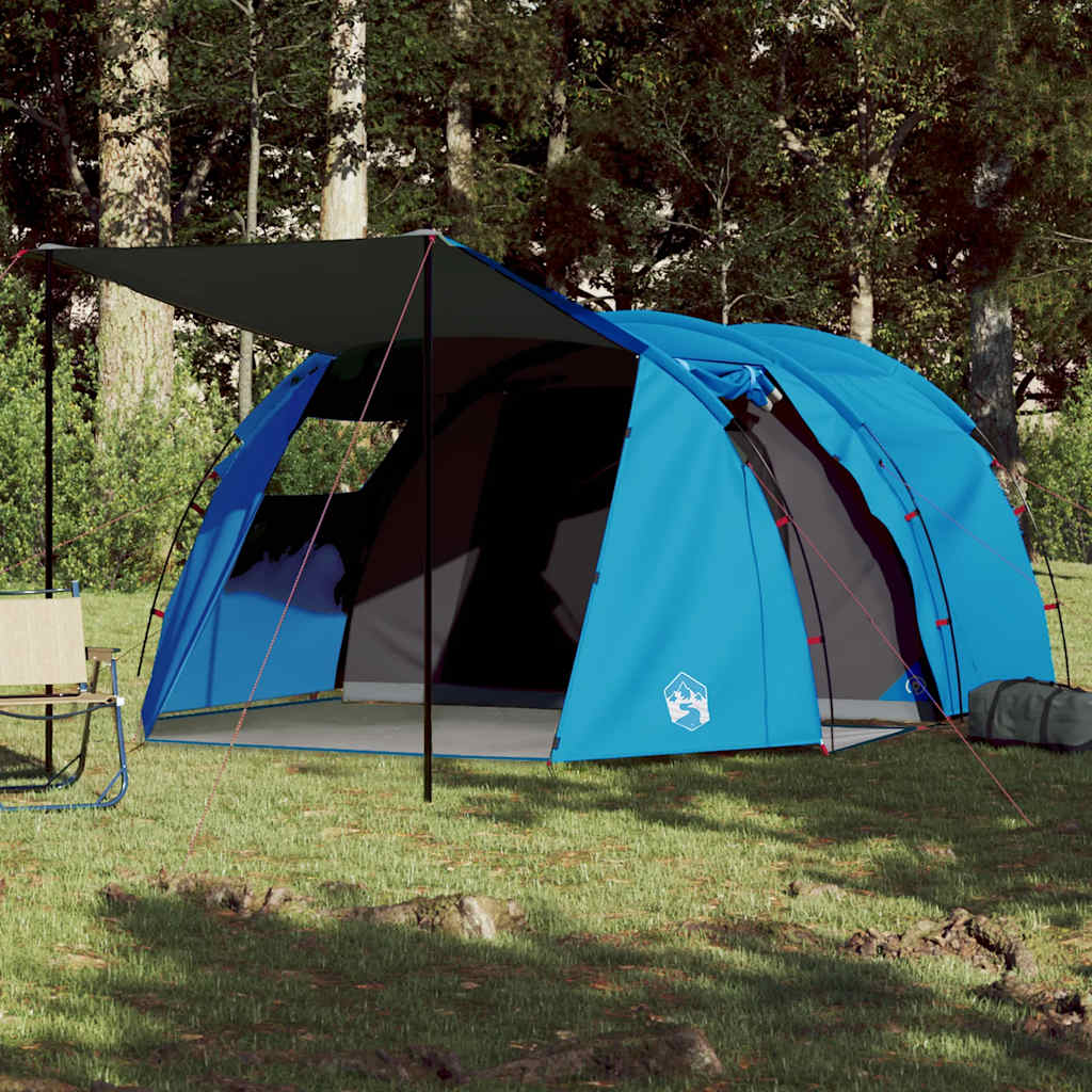 VidaXL Tunnelzelt 4-Personen wasserdicht blau