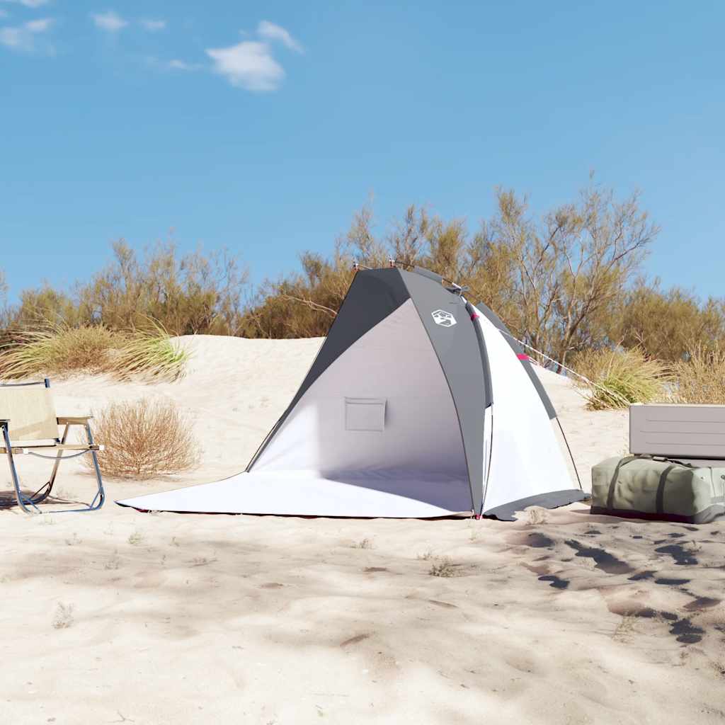 VidaXL Strandzelt 268x223x125 cm 185t Polyester grau