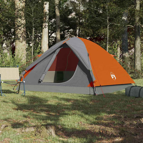 VidaXL Kuppelzelt 3-Personen wasserdicht orange