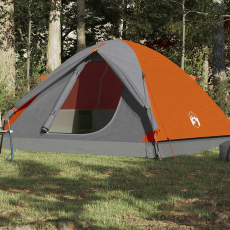 VidaXL Kuppelzelt 3-Personen wasserdicht orange
