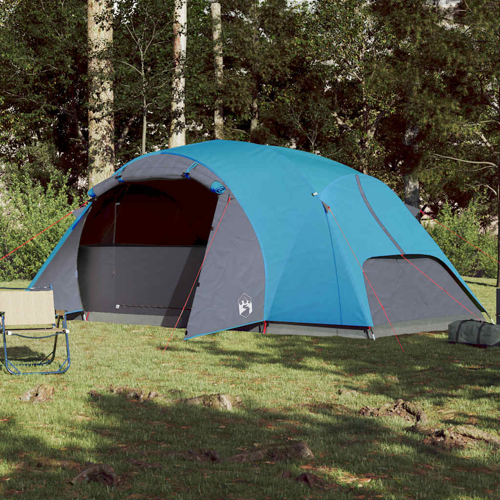 VidaXL Familienzelt Crossvent 8-Personen wasserdicht blau
