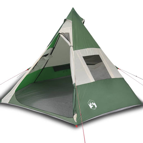 VidaXL Tipi-Zelt 7-Personen wasserdicht grün