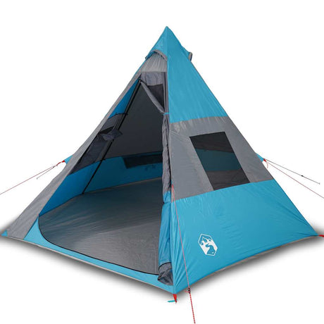 VidaXL Tipi-Zelt 7-Personen wasserdicht blau