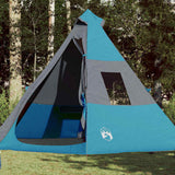 VidaXL Tipi-Zelt 7-Personen wasserdicht blau