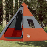 VidaXL Tipi-Zelt 7-Personen wasserdicht orange