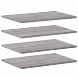 Vidaxl wandschappen 4 st 60x40x1,5 cm bewerkt hout grijs sonoma eiken