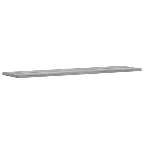 Vidaxl wandschappen 4 st 80x20x1,5 cm bewerkt hout grijs sonoma eiken