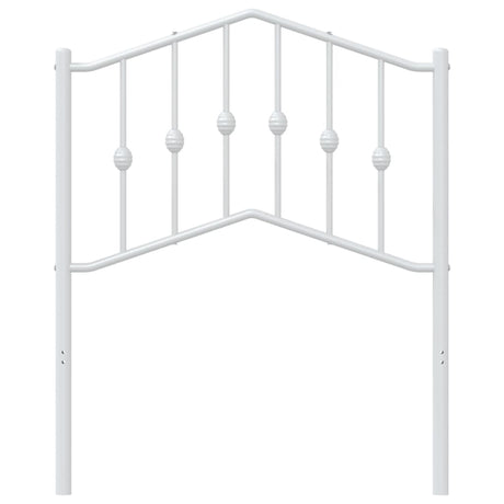 Vidaxl vervangend hoofdbord 75 cm metaal wit