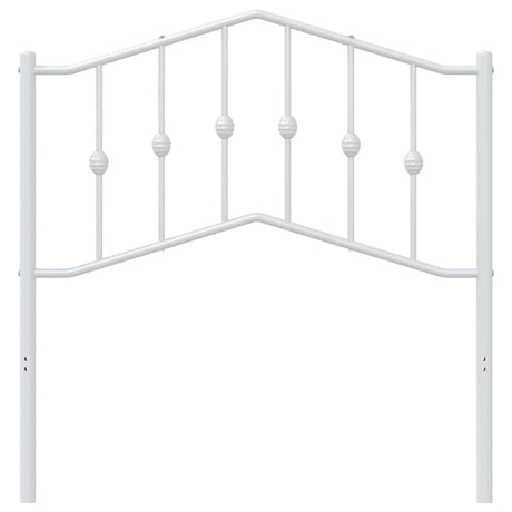 Vidaxl vervangend hoofdbord 90 cm metaal wit