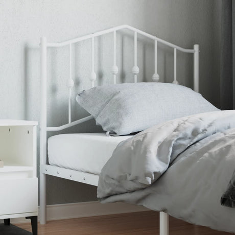 Vidaxl vervangend hoofdbord 90 cm metaal wit