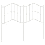 Vidaxl vervangend hoofdbord 120 cm metaal wit