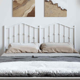 Vidaxl vervangend hoofdbord 135 cm metaal wit