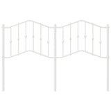 Vidaxl vervangend hoofdbord 140 cm metaal wit