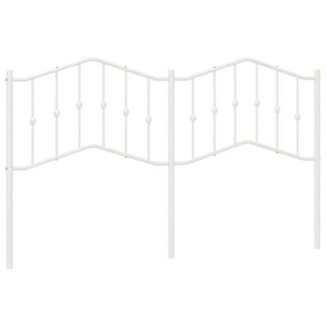 Vidaxl vervangend hoofdbord 160 cm metaal wit