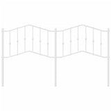 Vidaxl vervangend hoofdbord 160 cm metaal wit