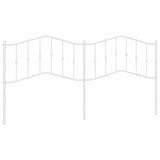 Vidaxl vervangend hoofdbord 193 cm metaal wit