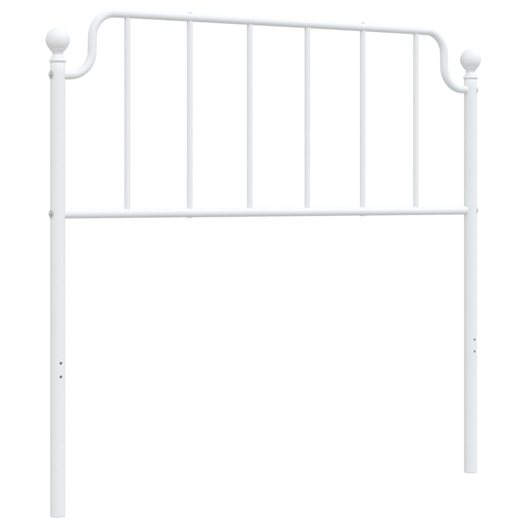 Vidaxl vervangend hoofdbord 100 cm metaal wit