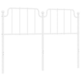 Vidaxl vervangend hoofdbord 135 cm metaal wit