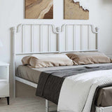 Vidaxl vervangend hoofdbord 135 cm metaal wit