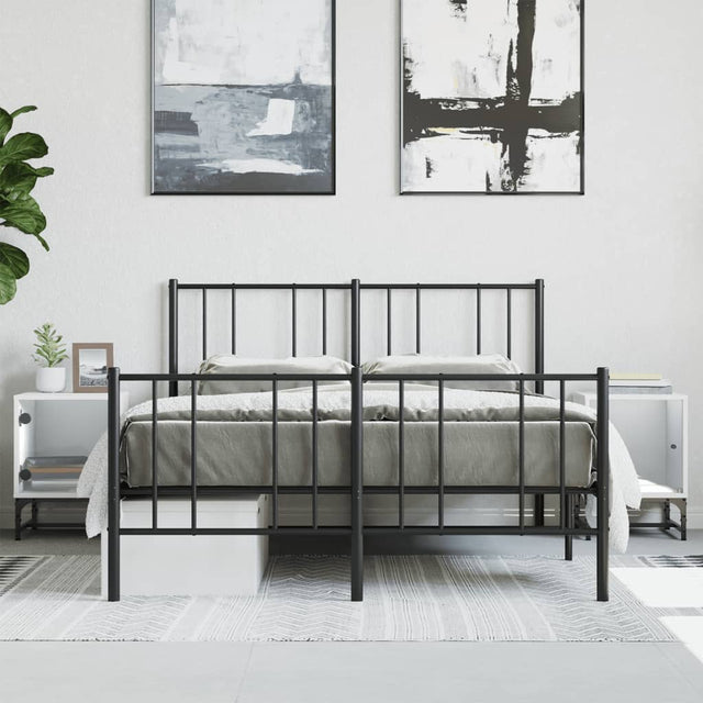 Vidaxl nachtkastjes met glazen deuren 2 st 35x37x50 cm wit