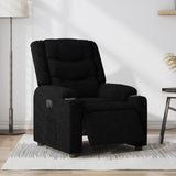 Vidaxl fauteuil verstelbaar elektrisch stof zwart