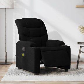 Vidaxl massagestoel elektrisch verstelbaar stof zwart