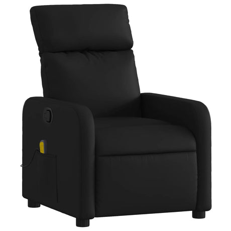 Vidaxl massagestoel kunstleer zwart