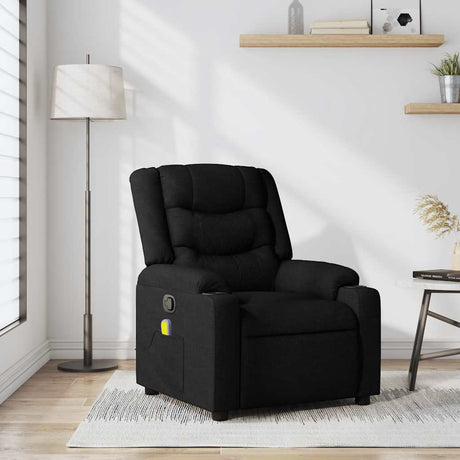 Vidaxl massagestoel met zwarte stof