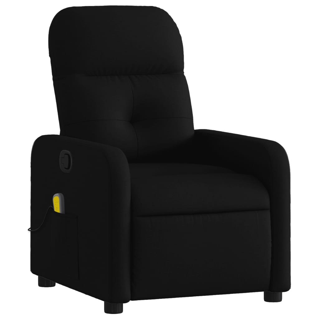 Vidaxl massagestoel met zwarte stof
