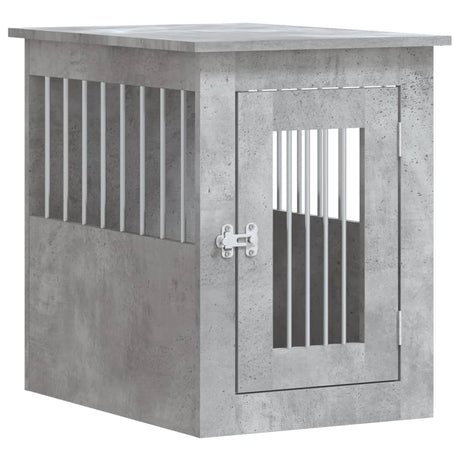 Vidaxxl Hundebox 45x62x59 cm Holzwerkstoff Betongrau