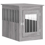 Vidaxxl Hundebox 55x75x65 cm, Holzwerkstoff, Sonomagrau