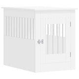 Vidaxxl Hundebox 55x80x68 cm Holzwerkstoff weiß