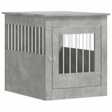 Vidaxxl Hundebox 64,5x80x71 cm Holzwerkstoff Betongrau