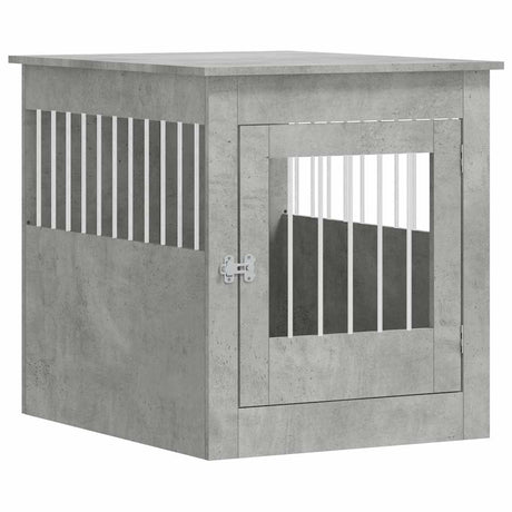 Vidaxxl Hundebox 64,5x80x71 cm Holzwerkstoff Betongrau