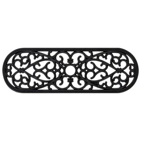 Vidaxl -Treppenmatten 10 ST 25x75 cm Gummi