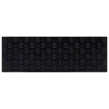 Vidaxl -Treppenmatten 10 ST 25x75 cm Gummi
